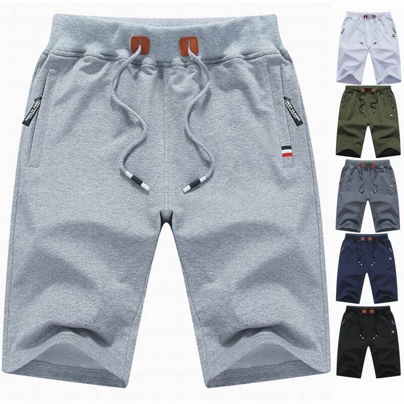 Summer Casual Men's Shorts, Cotton Elastic Waistband, Trendy Youth Shorts, Cross-Border Beach Shorts 1