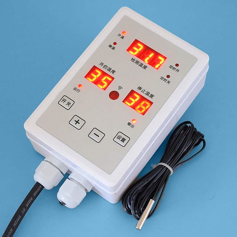 Beilong HS-670 farm exhaust temperature control instrument oil barrel insulation temperature control meter flower nursery insulation temperature controller 2