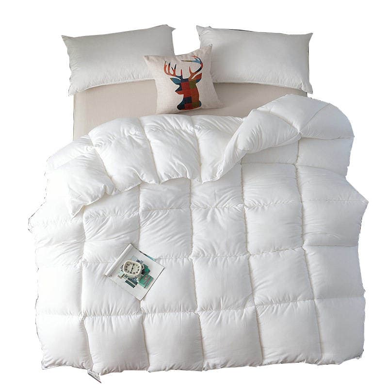 Solid Color Hotel Homestay Winter Quilt Dormitory Quilt Thickened Warm Quilt Core Fluffy Soft Quilt Spring and Autumn Quilt 5