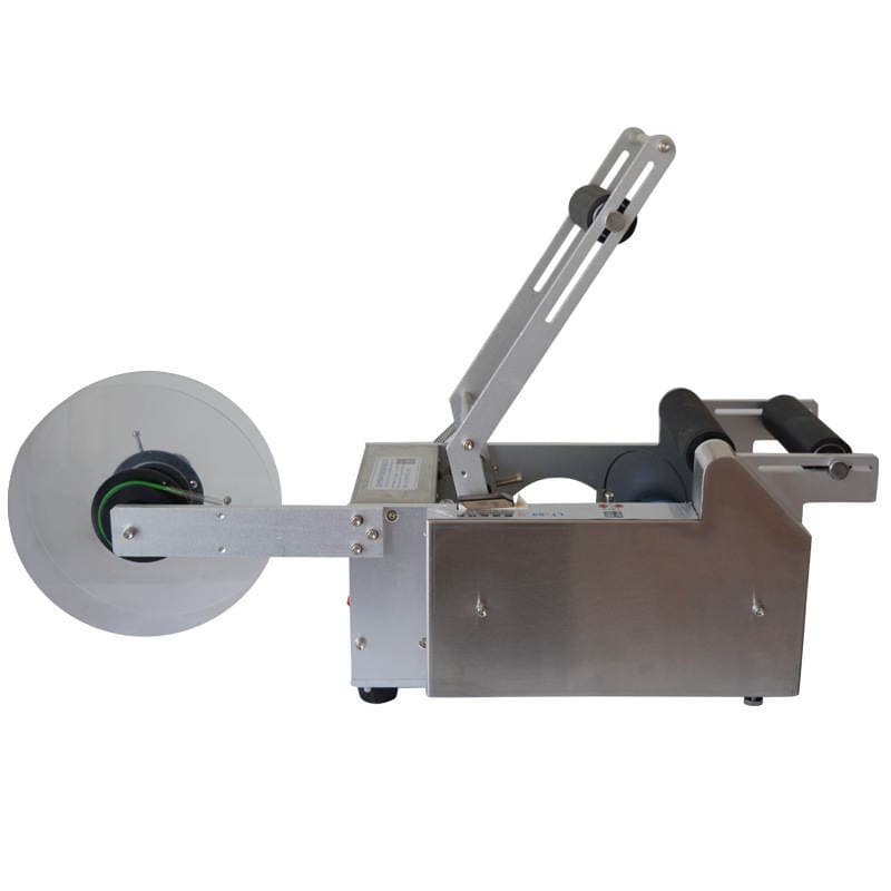 MT-50 semi-automatic round bottle labeling machine self-adhesive label labeling machine glass bottle plastic bottle small labeling machine 4