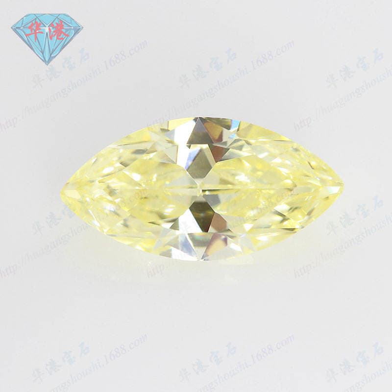 Huanggang Gemstone Markiz Formalı Rəngli Süni Sirkon (CZ) Çılpaq Daş (Üzük üçün) 3