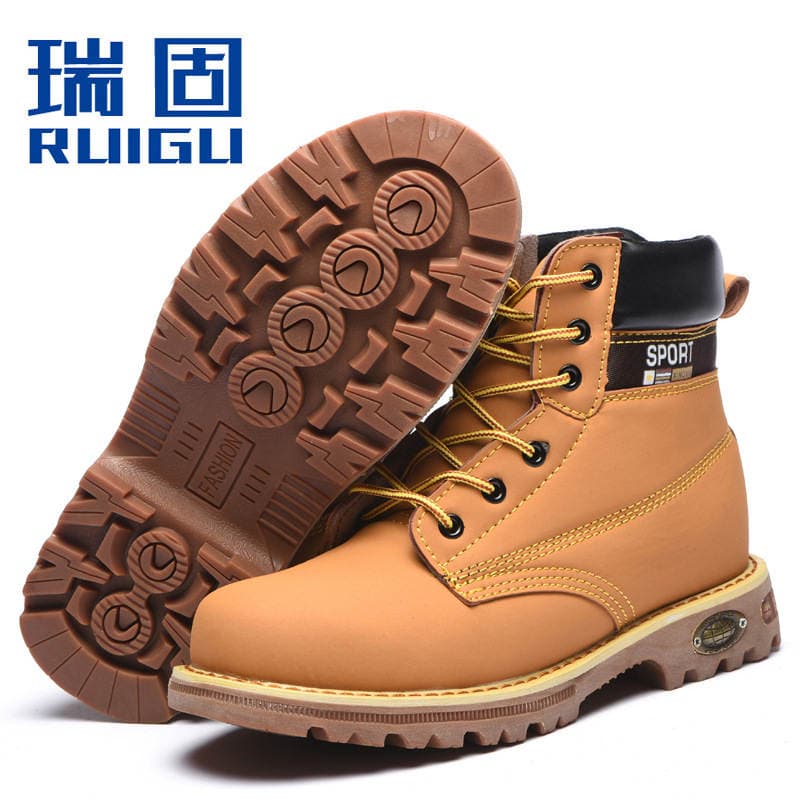 Autumn New Labor protection shoes safety protection shoes high-top wear-resistant oil-resistant non-slip labor protection shoes manufacturers main wholesale 5