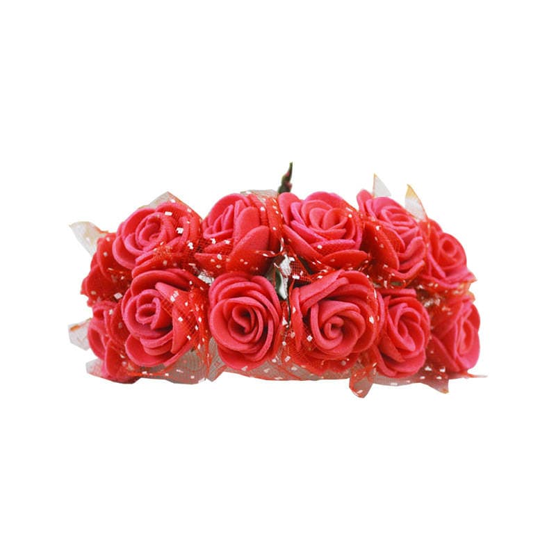 Colorful Mini Artificial Rose Flower Gift Box, Souvenir with Flowers, Micro-Landscape Green Plant Decoration, Artificial Plants 5