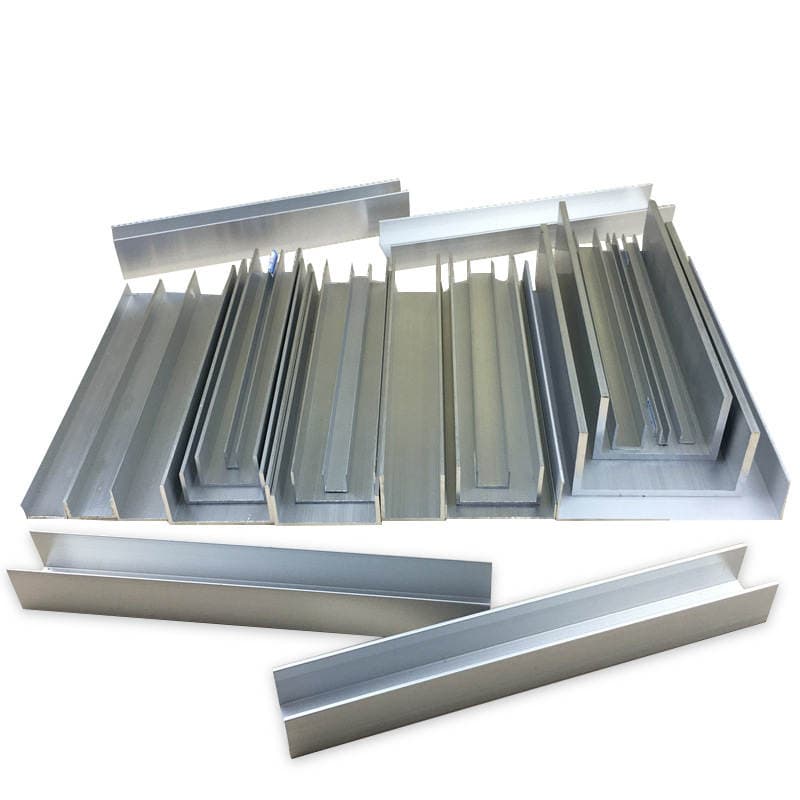 Edge-covered aluminum alloy U-shaped groove aluminum glass fixed clamping groove guide rail groove U-shaped aluminum groove profile closing groove strip inner groove 5