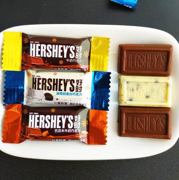 Hershey chocolate 500g bulk small row almond cookie cake milk wedding candy wholesale