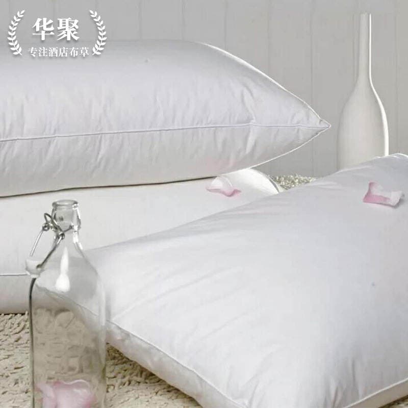 Huaju cotton anti-feather cloth feather velvet pillow hotel pillow core hotel linen bedding pillow wholesale 4