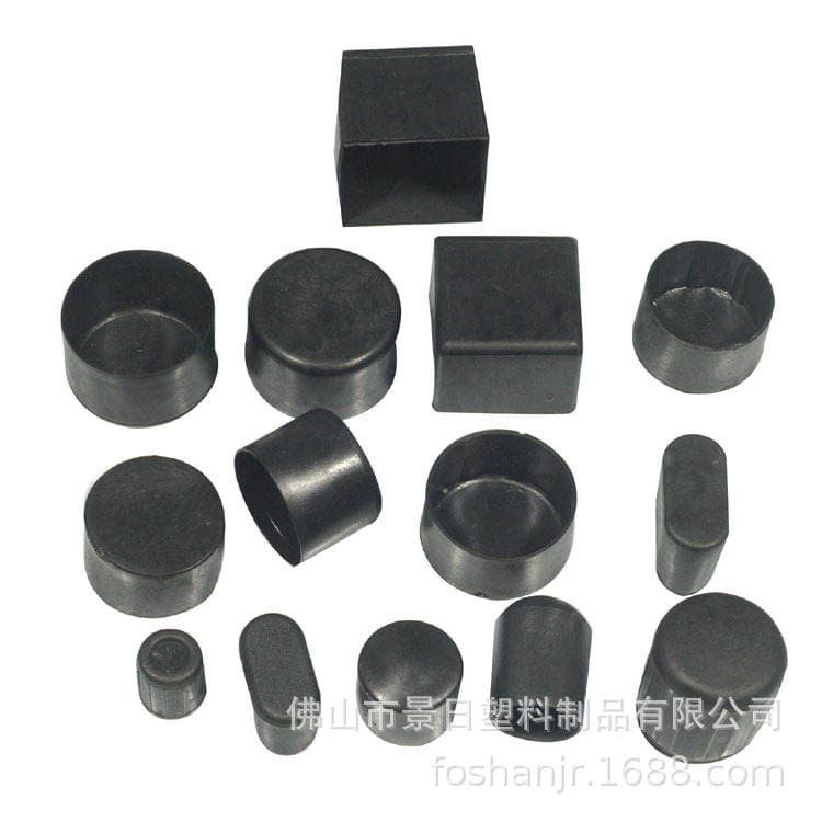Fitness Equipment Plastic Sleeve Storage Rack Flat Rubber Sleeve Furniture Foot Sleeve Table and Chair PE Anti-Slip Sleeve Round Tube Sealing Sleeve 3