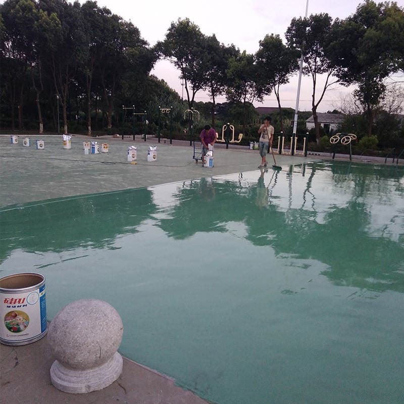 Indoor and Outdoor Silicone Pu Basketball Court Materials, Non-Slip, Wear-Resistant, Elastic Layer Floor Paint, Badminton Court, Volleyball Court, Plastic Court 3