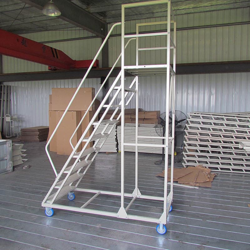 Warehouse pickup platform climbing ladder supermarket warehousing operations climbing car wholesale mobile warehouse climbing car 2
