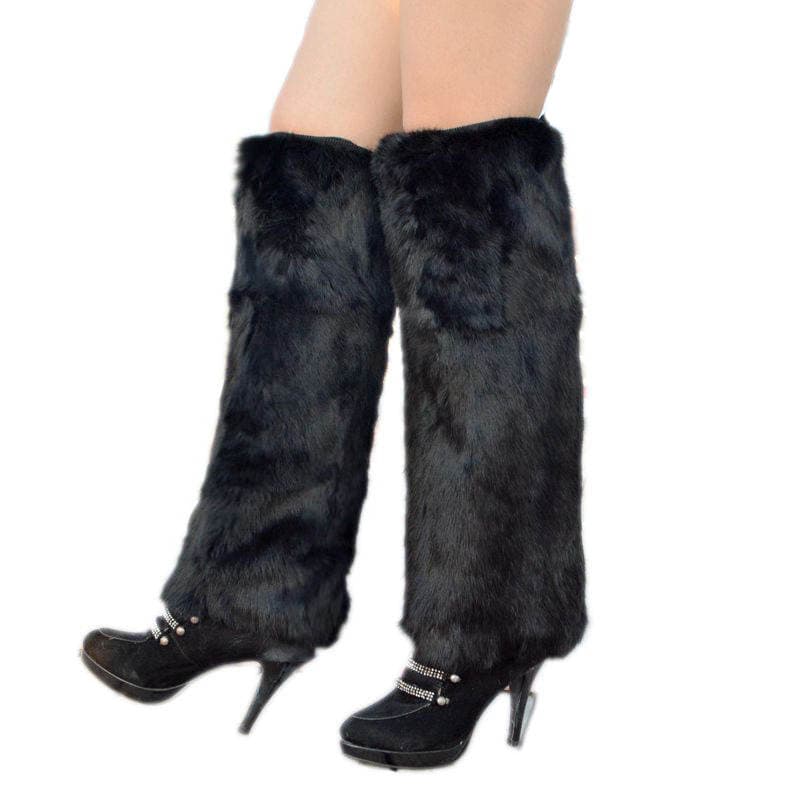 2023 Christmas leg ring Plush leg sleeve Christmas clothing accessories dsstage performance clothing price of a pair 4