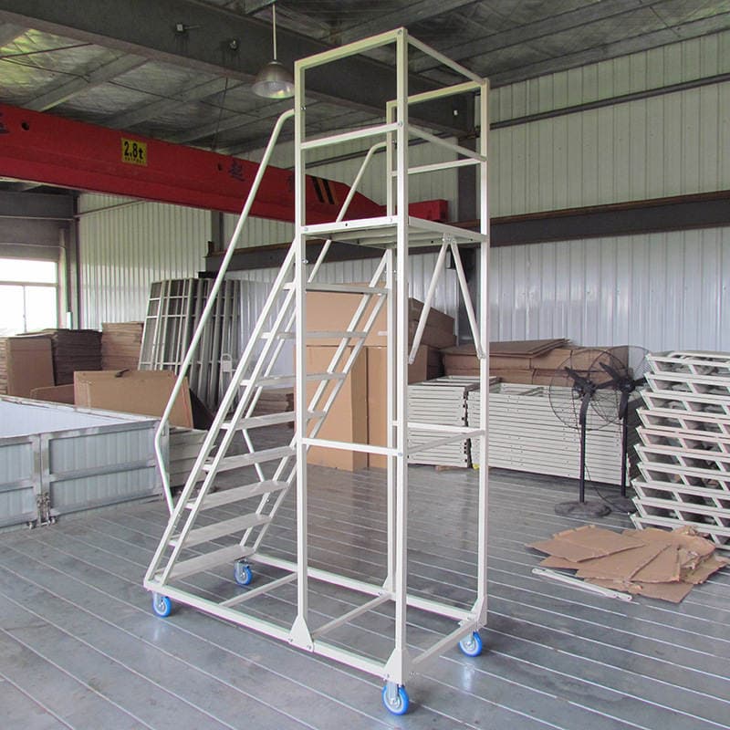 Warehouse pickup platform climbing ladder supermarket warehousing operations climbing car wholesale mobile warehouse climbing car 4