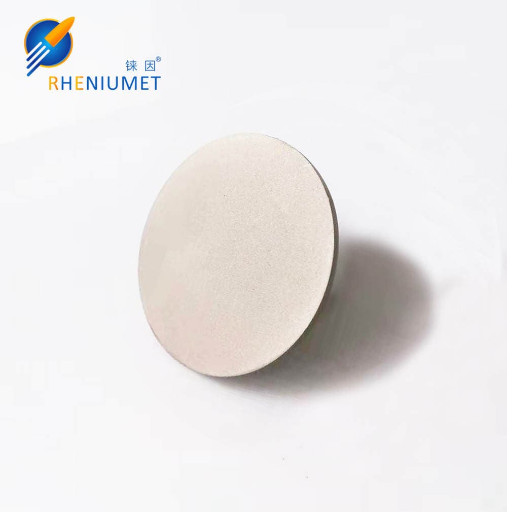 Non-Ferrous Metal Raw Materials Iridium Iridium Target Iridium Round Target 99.95% High Purity Iridium Target Precious Metal Iridium Processing 1