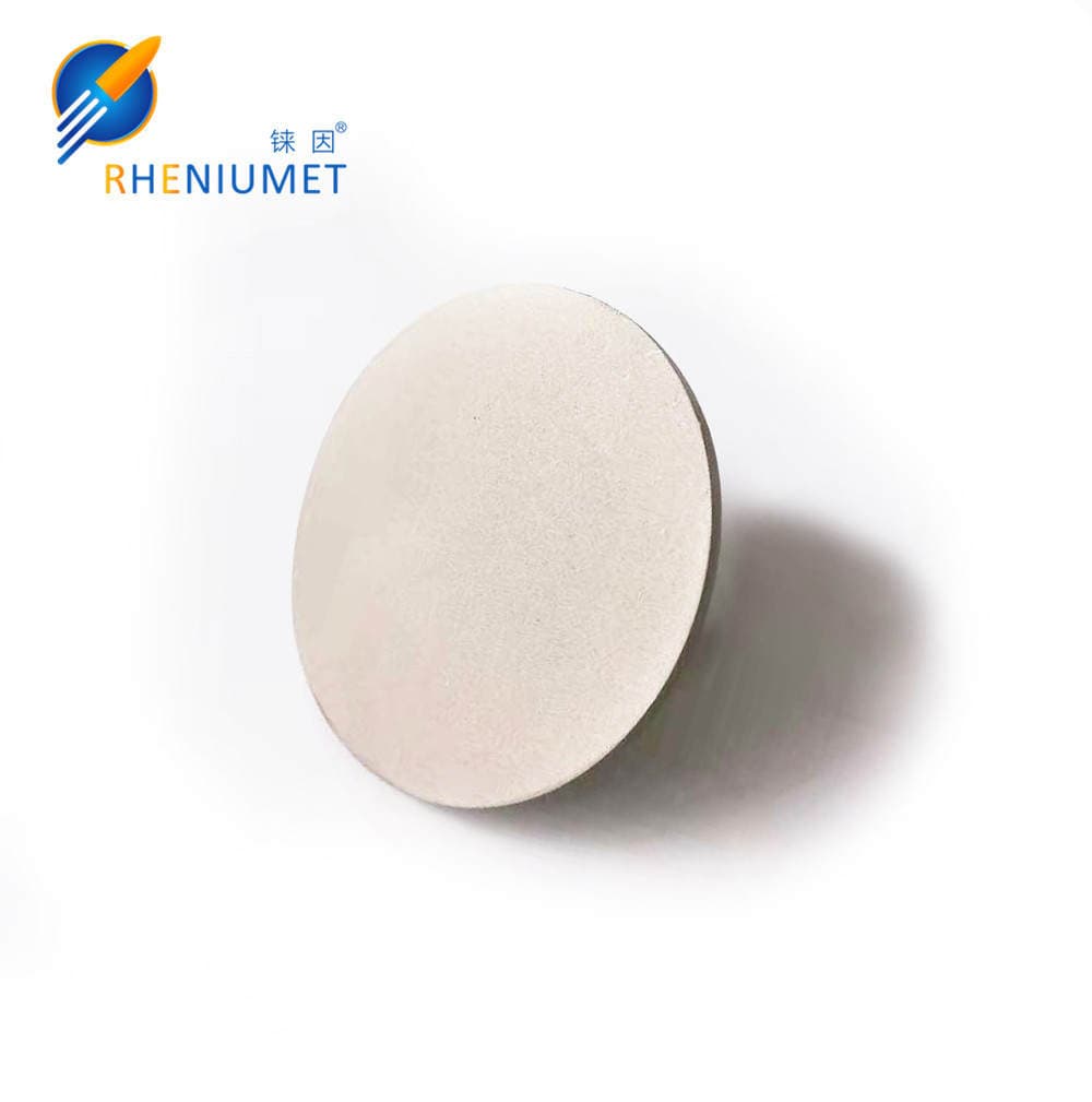 Non-Ferrous Metal Raw Materials Iridium Iridium Target Iridium Round Target 99.95% High Purity Iridium Target Precious Metal Iridium Processing 5