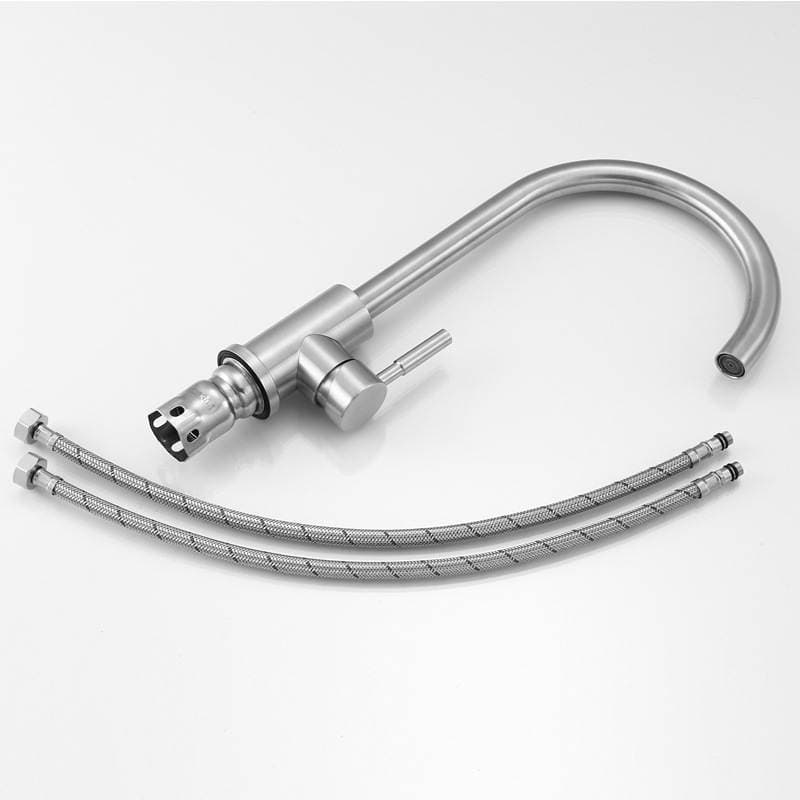 Fano Bathroom 304 Stainless Steel Lead-Free Kitchen Faucet Kitchen Hot and Cold Faucet for Kitchen Use 4