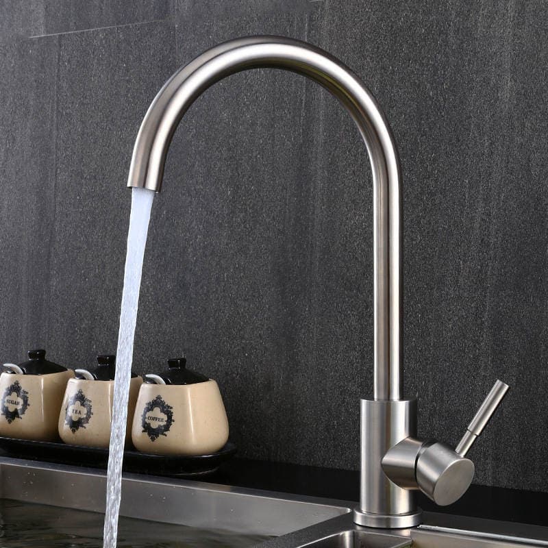 Fano Bathroom 304 Stainless Steel Lead-Free Kitchen Faucet Kitchen Hot and Cold Faucet for Kitchen Use 1