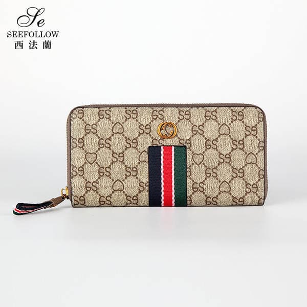 Orderable Women's Long Wallet, New Cowhide, Large Capacity, Multifunctional Wallet, Genuine Leather Women's Zipper Wallet, Leather Wallet