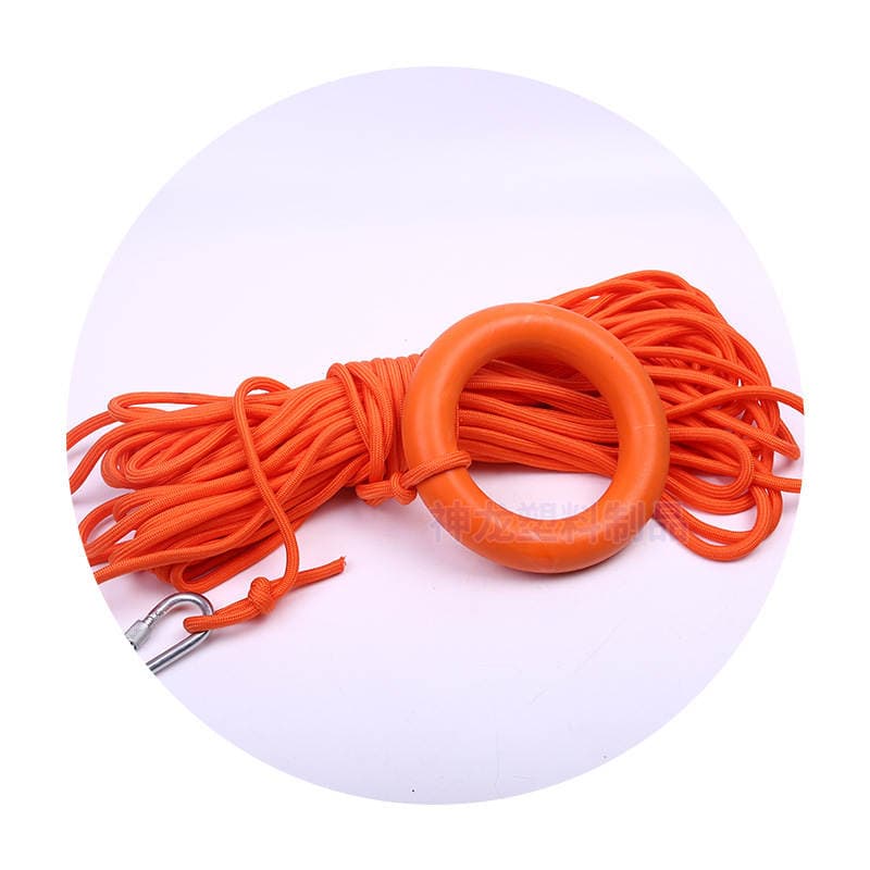 Factory Straight Hair Floating Lifesaving Rope Lifesaving Rope Fire Safety Rope Orange Red Lifesaving Rope Fire Equipment Lifesaving Rope 5