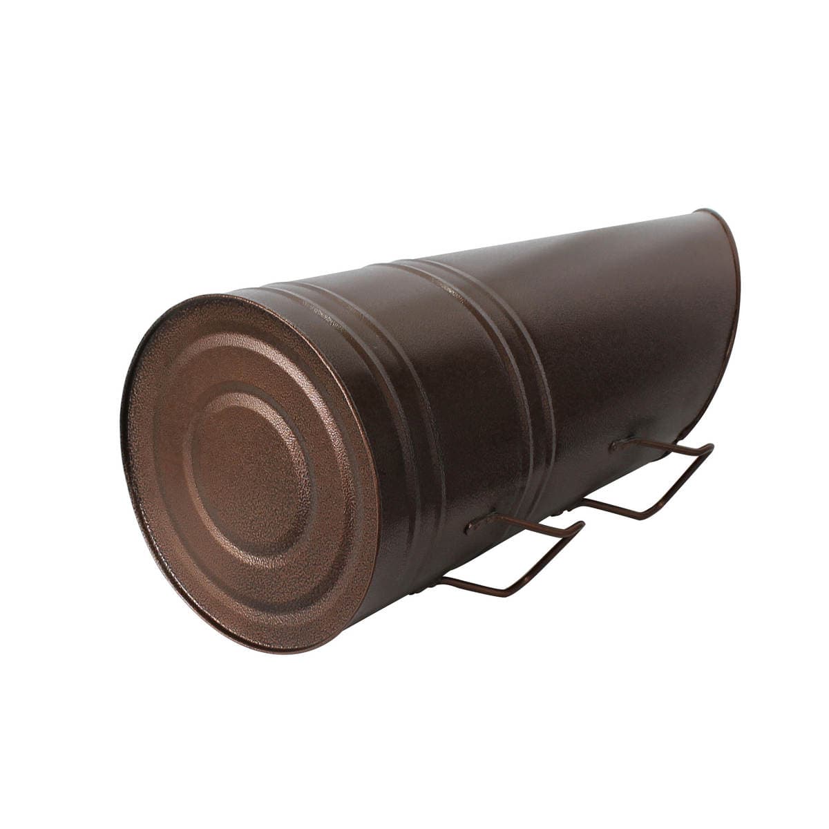 Cross-Border European-Style Fireplace Tools, Iron Art Explosion Gold Round Charcoal Barrel, Galvanized Iron Sheet, Slanted Mouth, Sharp Mouth, Carbon Barrel Customization 4