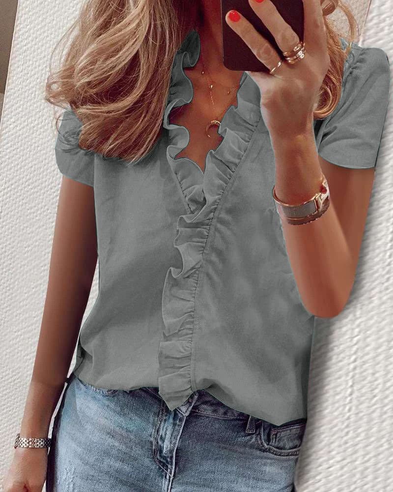 Short sleeves - gray