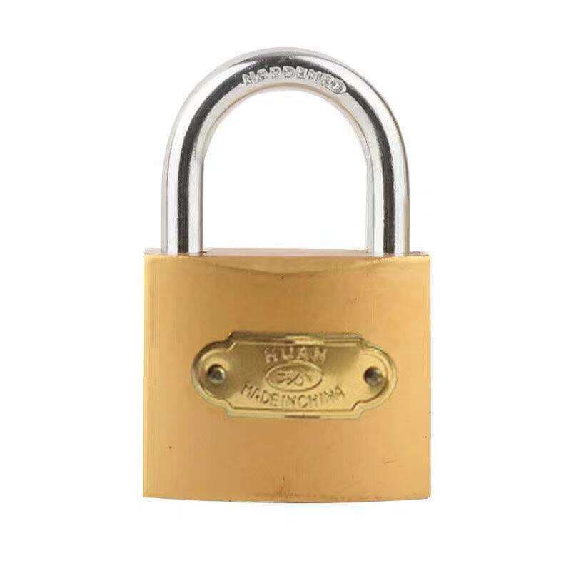 Padlock Cabinet Dormitory Student Door Lock Single Lock Household Small Lock Imitation Copper Padlock Anti-Theft Upgrade 5