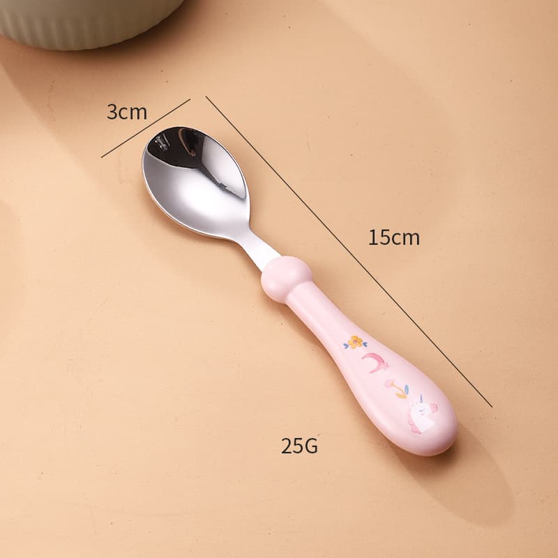Pink spoon
