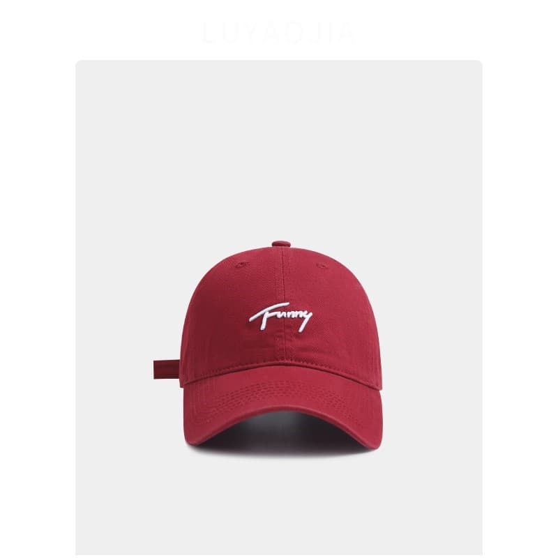 Fy baseball cap--red