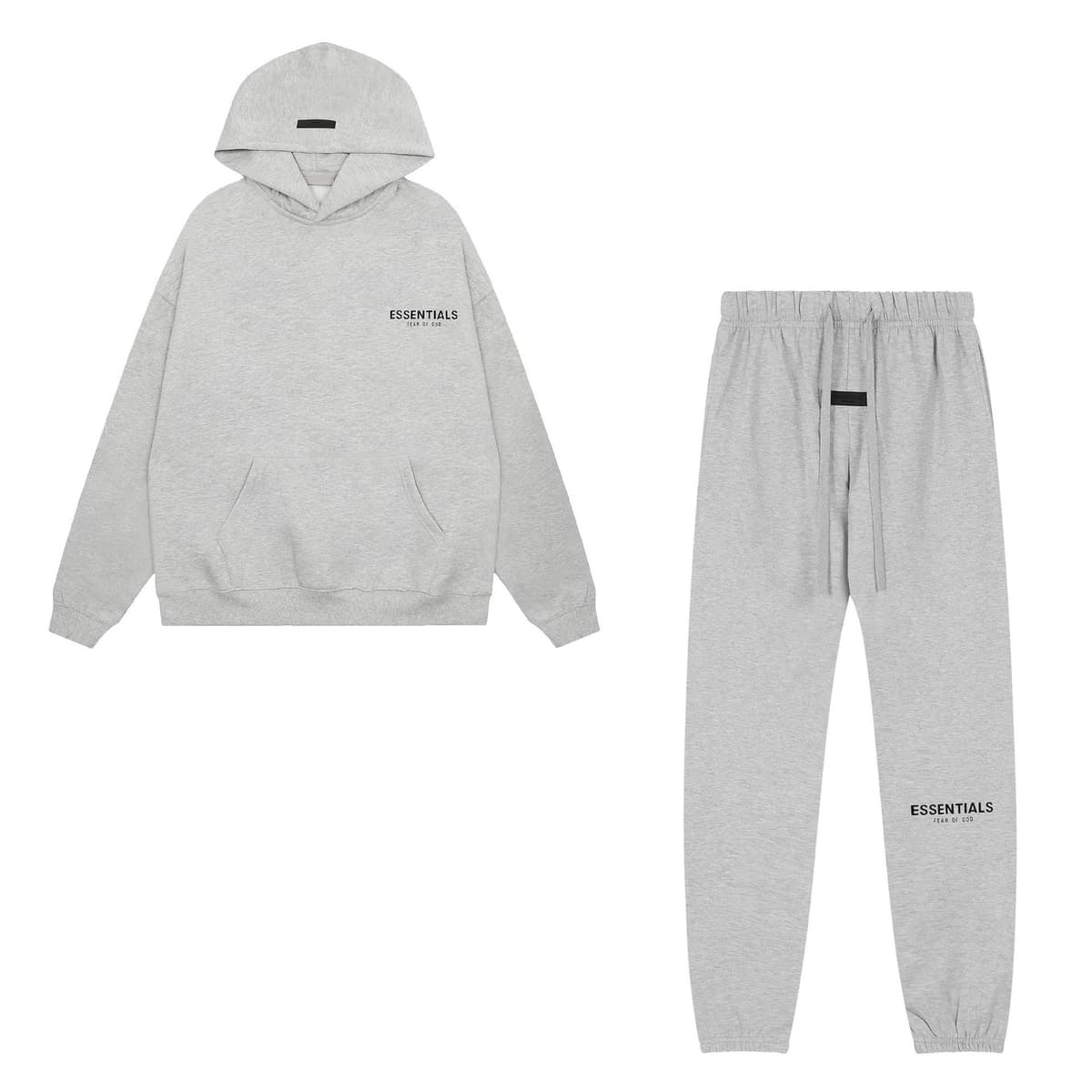 Light gray flocking suit