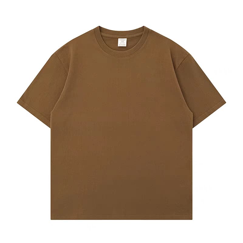 Dark brown [2.0 upgraded t-shirt] 100% cotton