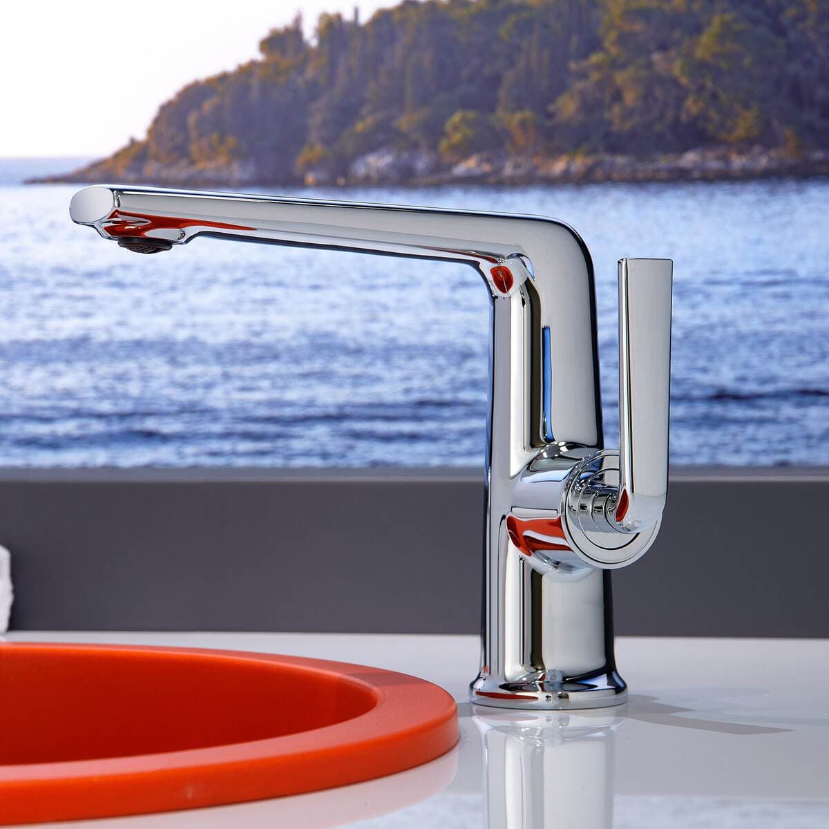 Carefully Selected High-End All-Copper Gun Gray Household Basin Faucet, Simple and Luxurious Style, Under-Counter Basin Hot and Cold Water Faucet 3