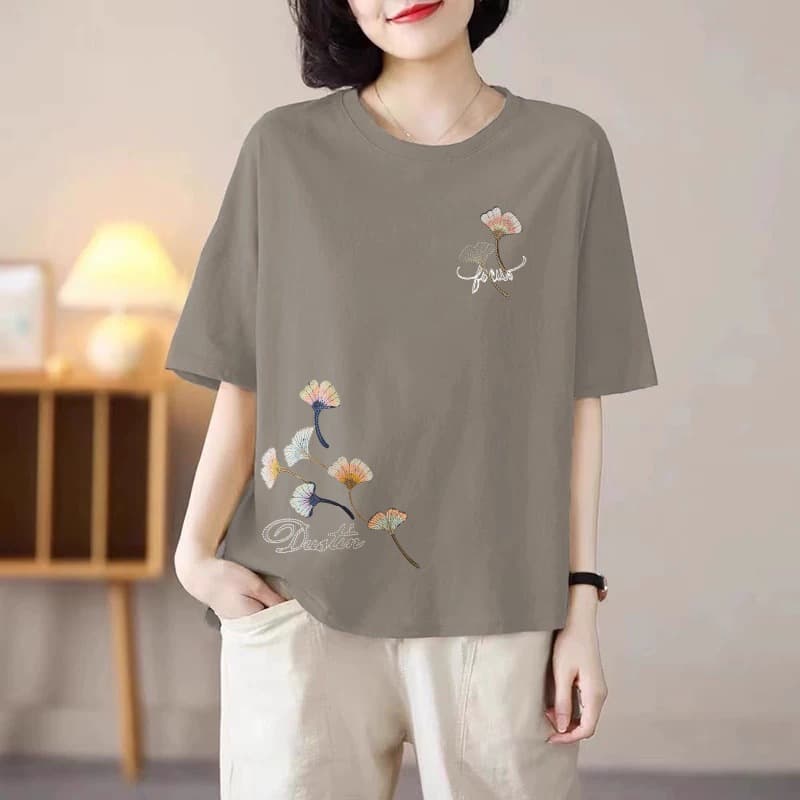 98 camel [upper and lower ginkgo leaves]