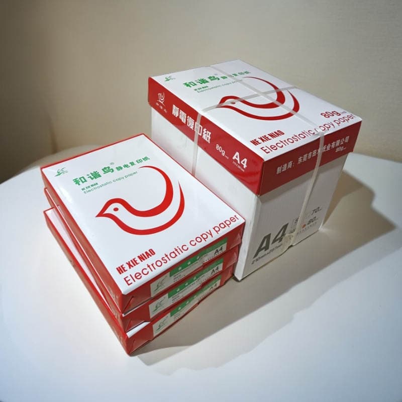 Harmony Bird Printing Paper Anti-Static Copy Paper 80g A4 Paper 70g A4 Office Paper Wholesale Full Box Printer 2