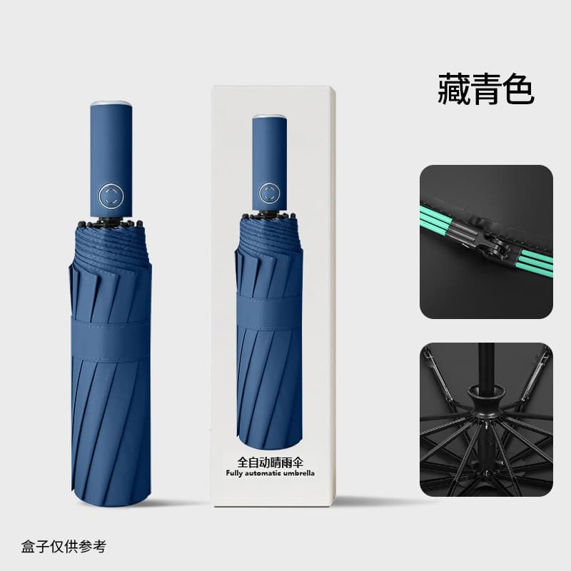 Navy blue [new 72-rib reinforced fiberglass frame] full blackout + reinforced ribs