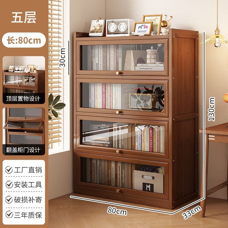 Inner height 27丨length 80 height 130cm/transparent door