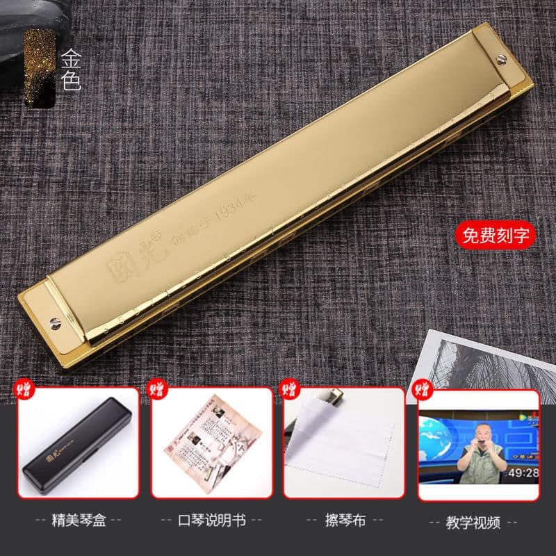 28-hole polyphonic wide-range gold
