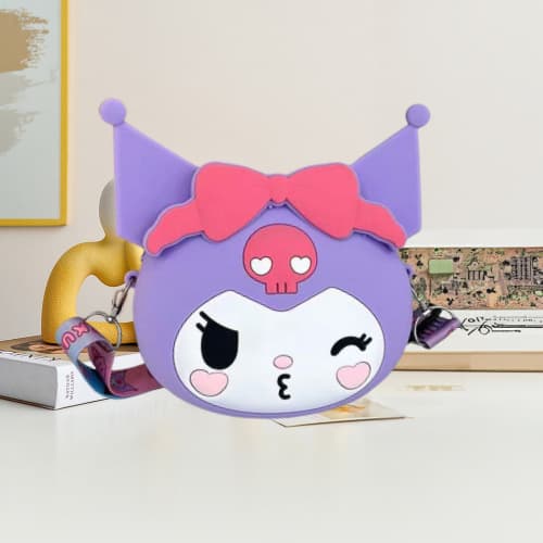 Turban head kurome coin purse purple