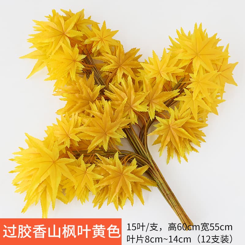 Maple leaf yellow