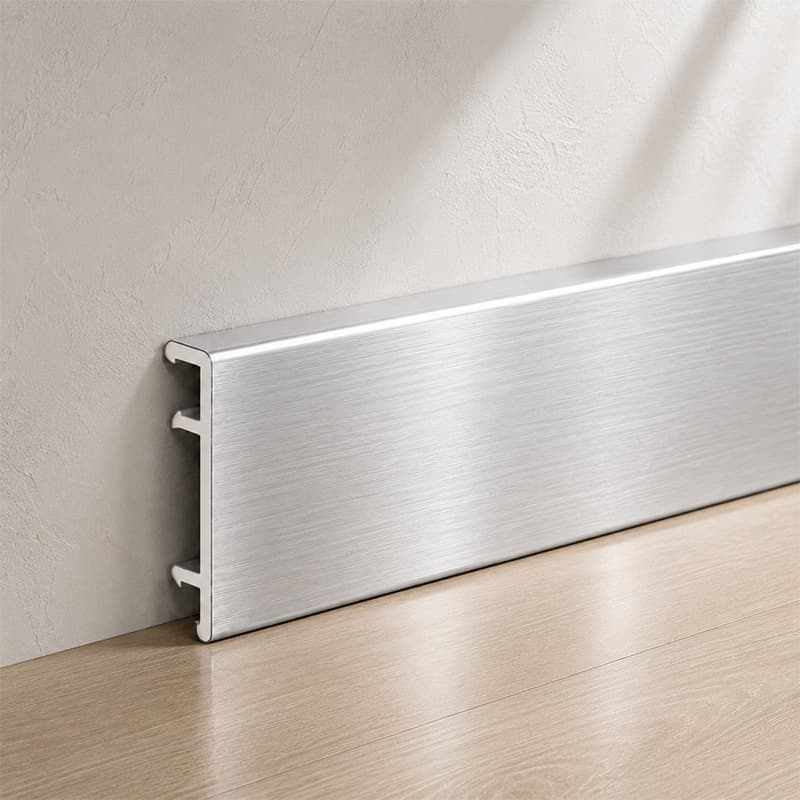 Bright silver brushed (natural color brushed)