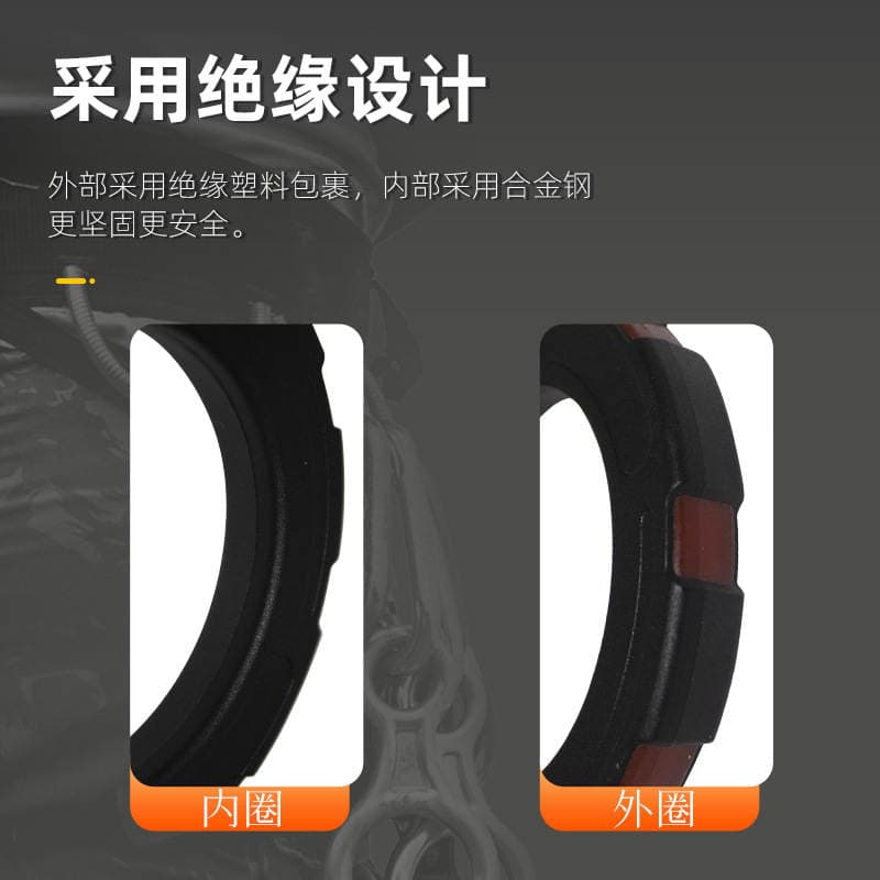 Manufacturer Customized Insulated D-Ring Adjustment Buckle Second-Speed Buckle D-Ring Buckle Black Multi-Specification Spot Thickeneded Semi-Circular Buckle 3
