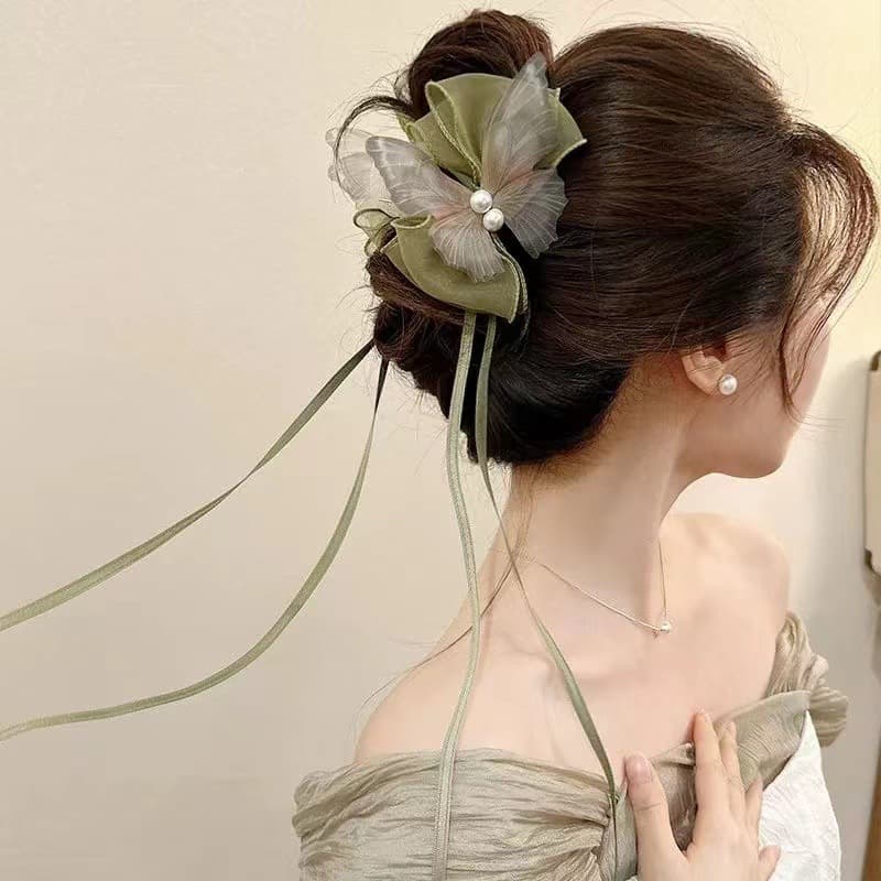5138 chinese butterfly clip-green