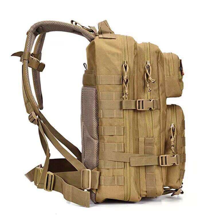 Ai Wang's New Tactical Attack 3P Camouflage Backpack Multi-Functional Large Capacity 45L Outdoor Sports Camping Mountaineering Backpack 4