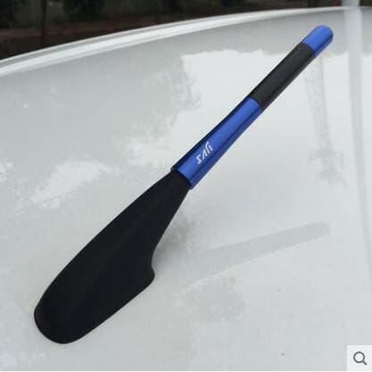 Chevrolet Sail 2 3 modified short antenna new Sail radio carbon fiber antenna roof signal antenna modified decoration 4