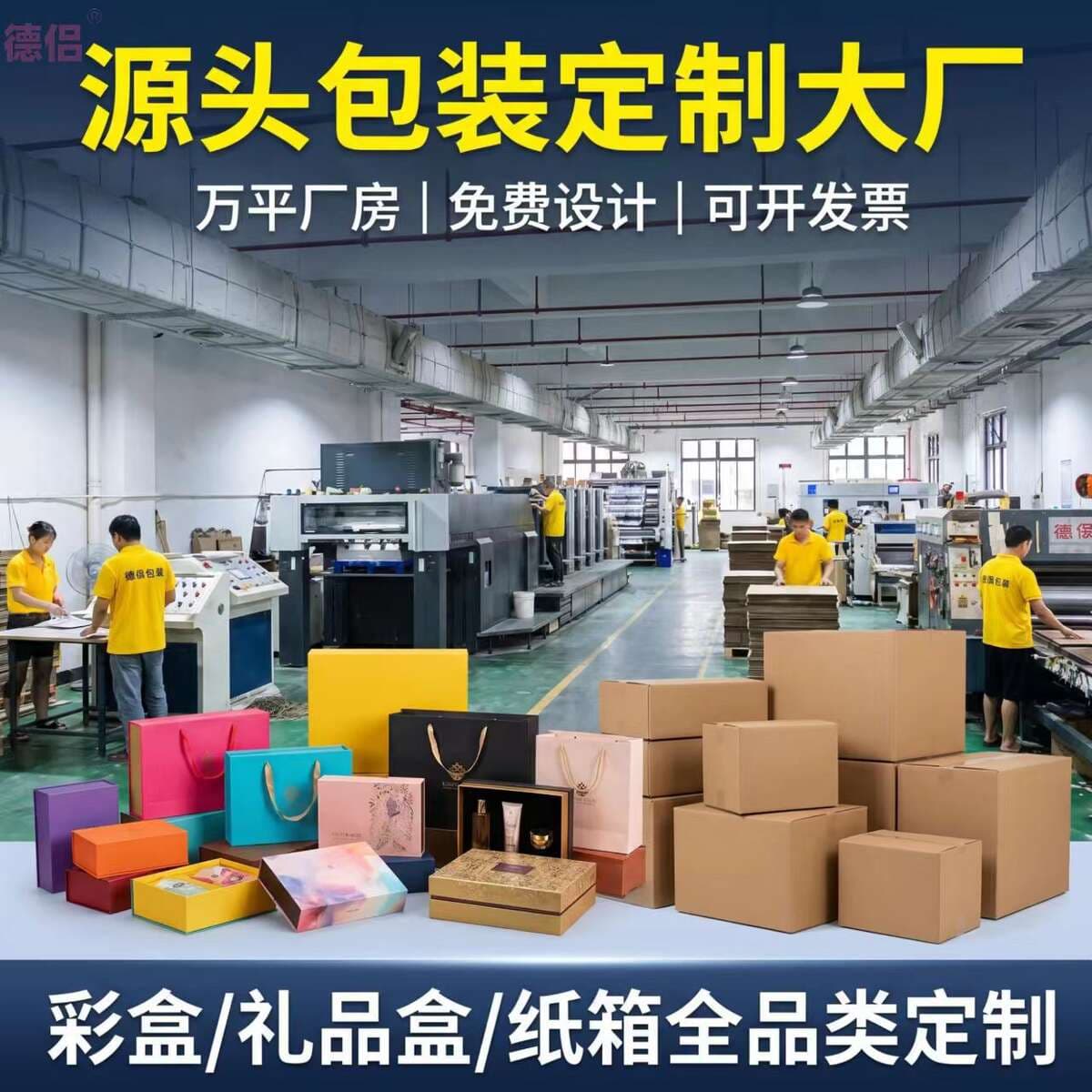 Color Box Refrigerator Magnet Gift Box Wholesale Auto Parts Sports Toys Window Box Corrugated Box Cross-Border Packaging Box Printing 3