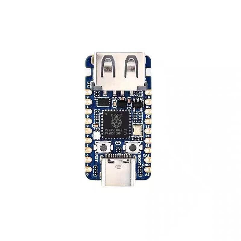 Weixue Raspberry Pi RP2350 Mini Geliştirme Kartı, İki Nüvəli Prosessor, USB Type-A 2
