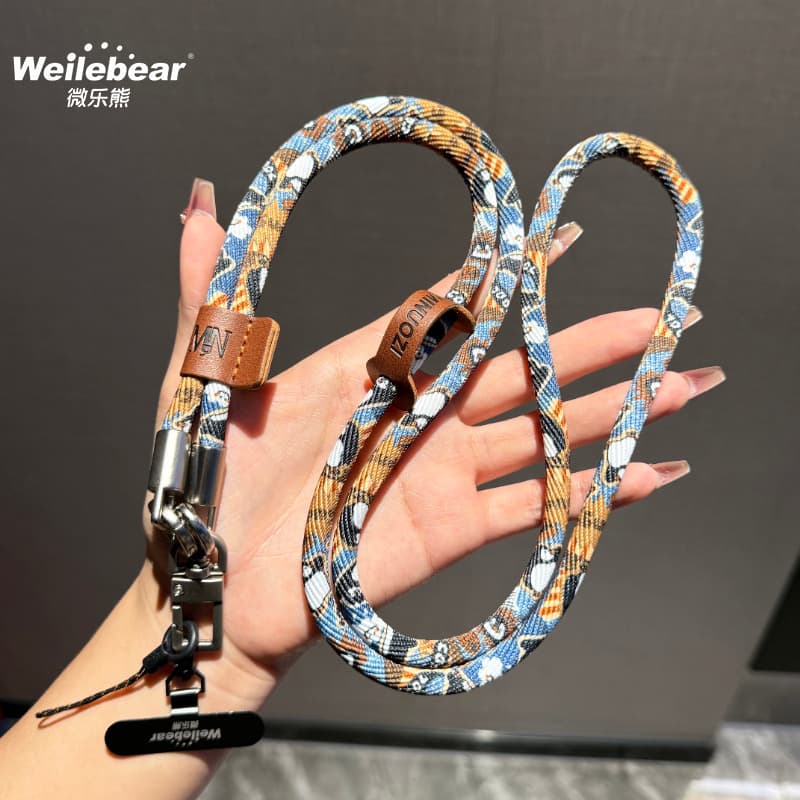 120cm [penguin] comes with rotating metal clip + small rope head