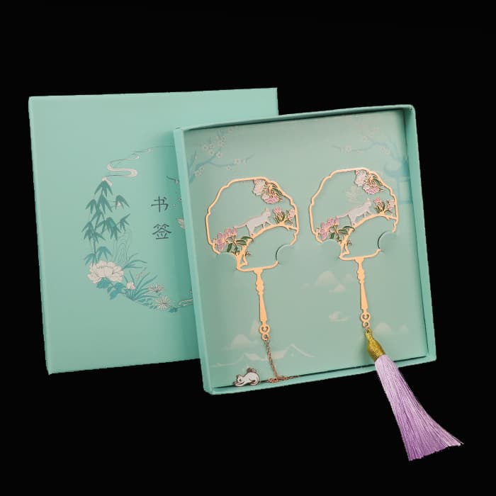 Hydrangea and cat gift box (pack of two)