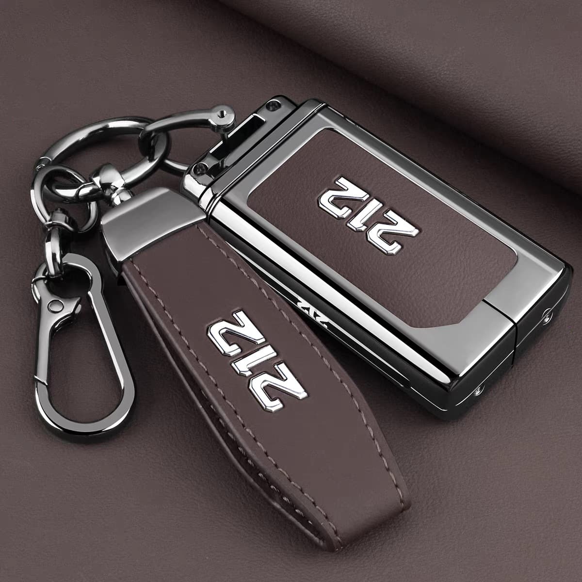 Brown leather (rope buckle hanging buckle)