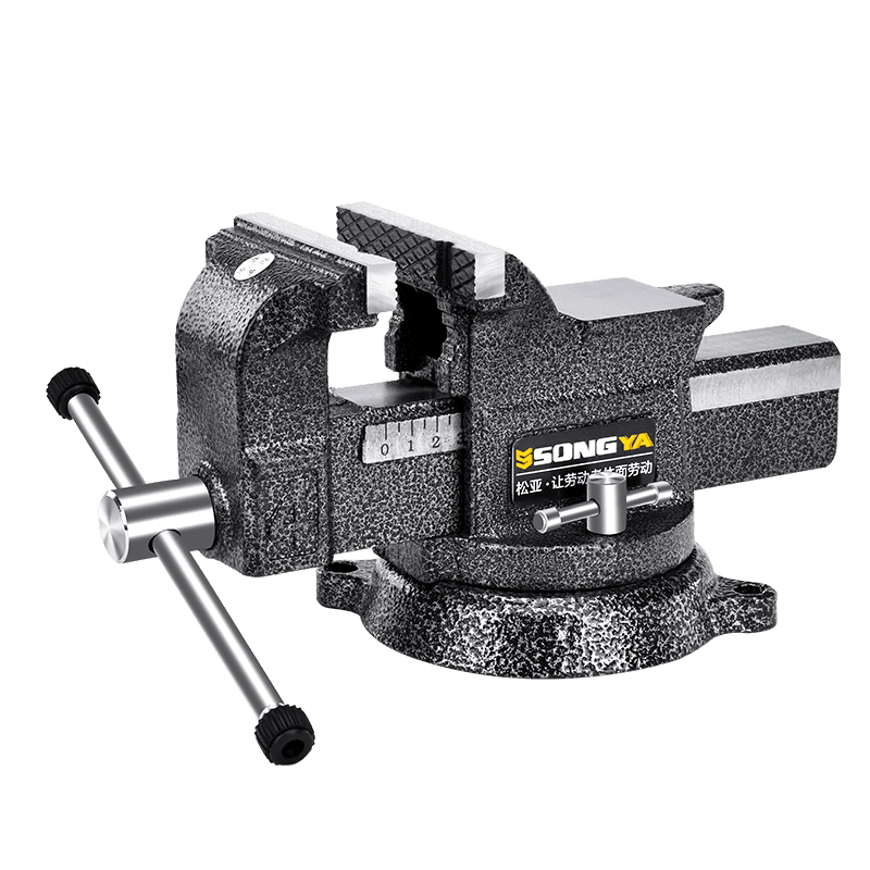 Multifunctional Bench Vise, All-Steel, Heavy-Duty for Home Use, 8 10inch Bench Vise, Industrial-Grade Small Flat-Mouth Vise Clamp 5