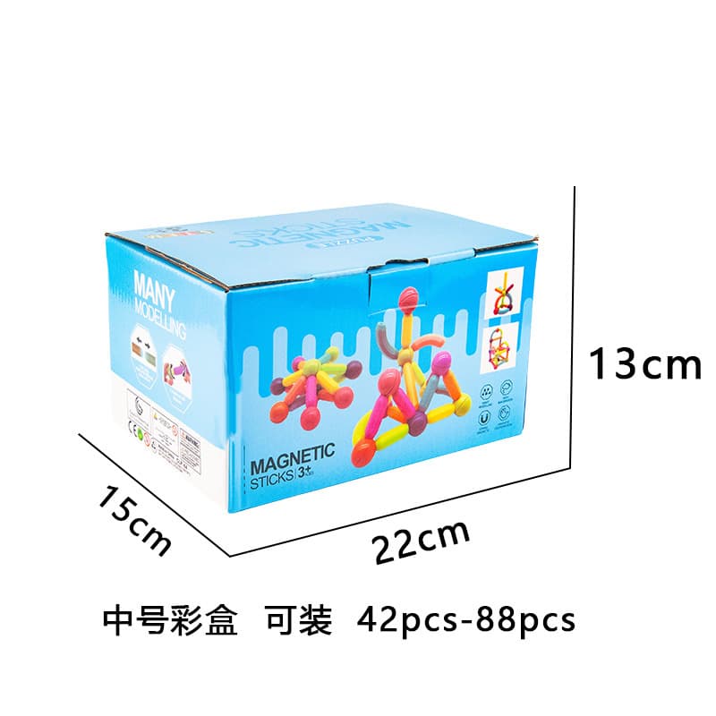 Magnetic rod medium color box