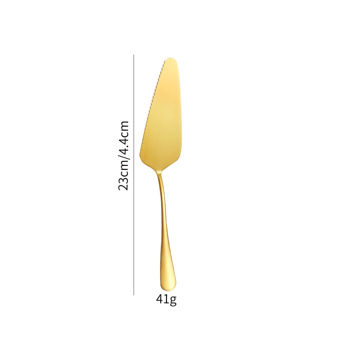 Golden cake spatula