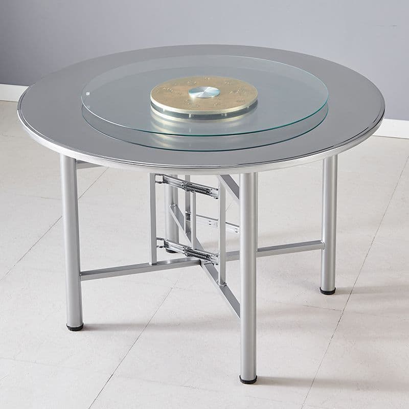430 stainless steel round table [cross ordinary style]